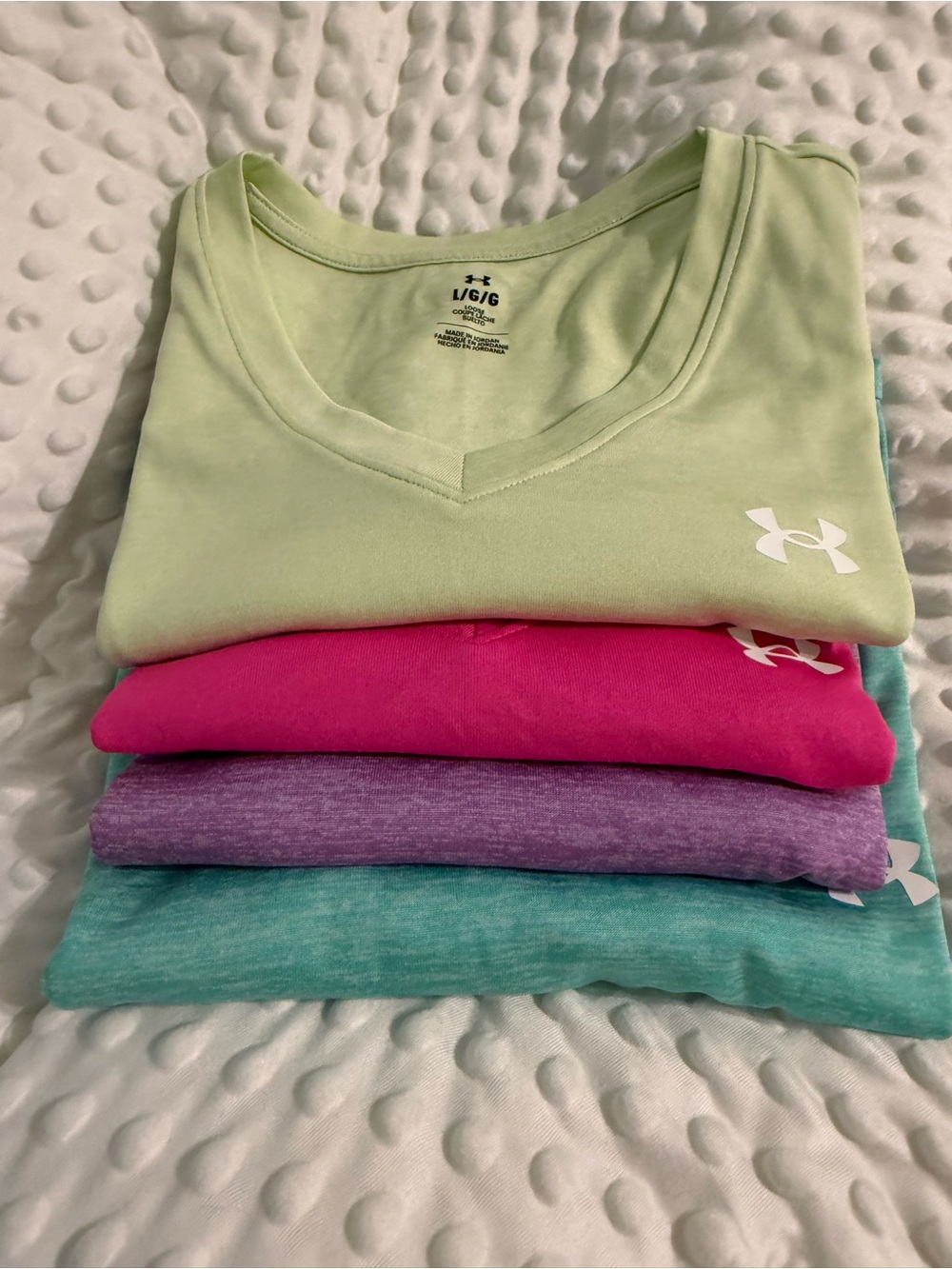 Lot of under armour short sleeve tees size large